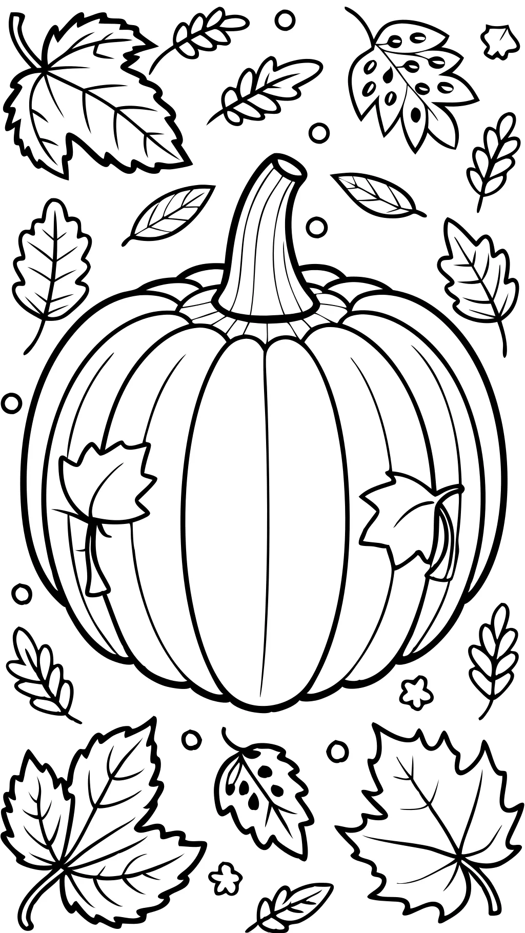 pumpkin coloring page printable